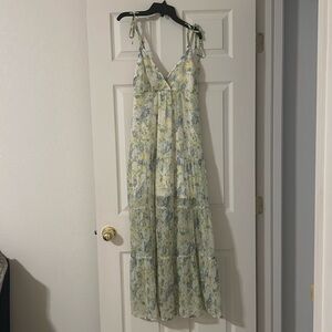 Abercrombie & Fitch summer flower airy maxi dress